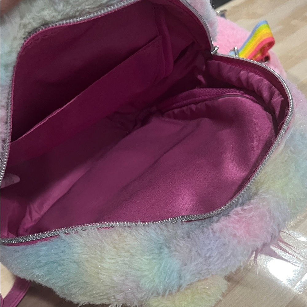 Care Bears Loungefly backpack 🎒 Colorful Plush Bear Backpack Set cute - Picture 12 of 13